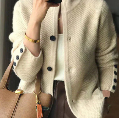Kelly | Cozy Knitted Sweater Jacket