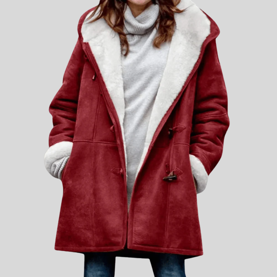 Deyse | Premium Suede Fleece Hooded Jacket