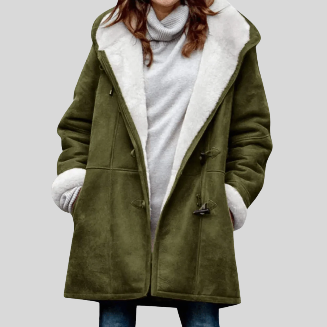 Deyse | Premium Suede Fleece Hooded Jacket