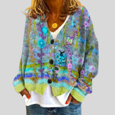 Evie | Floral Cardigan