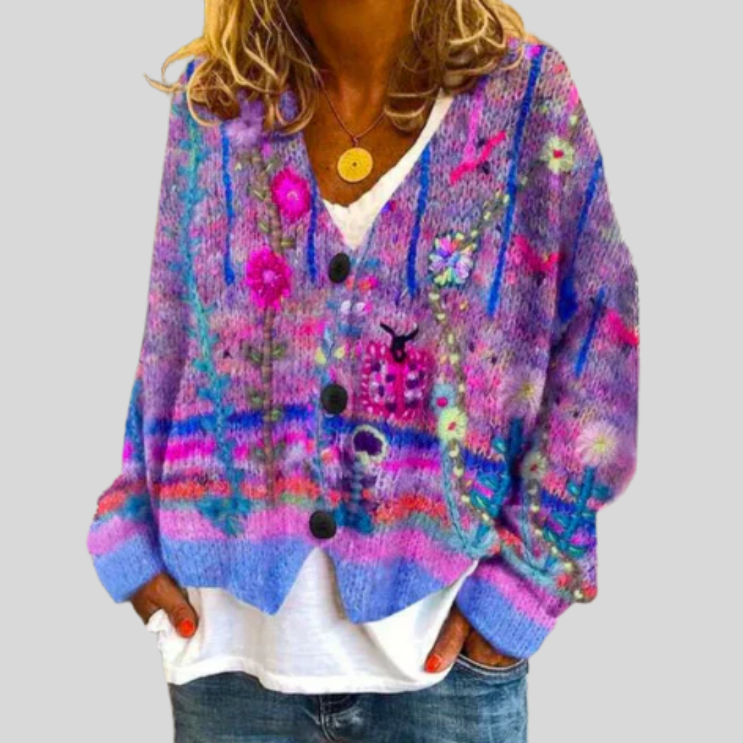 Evie | Floral Cardigan