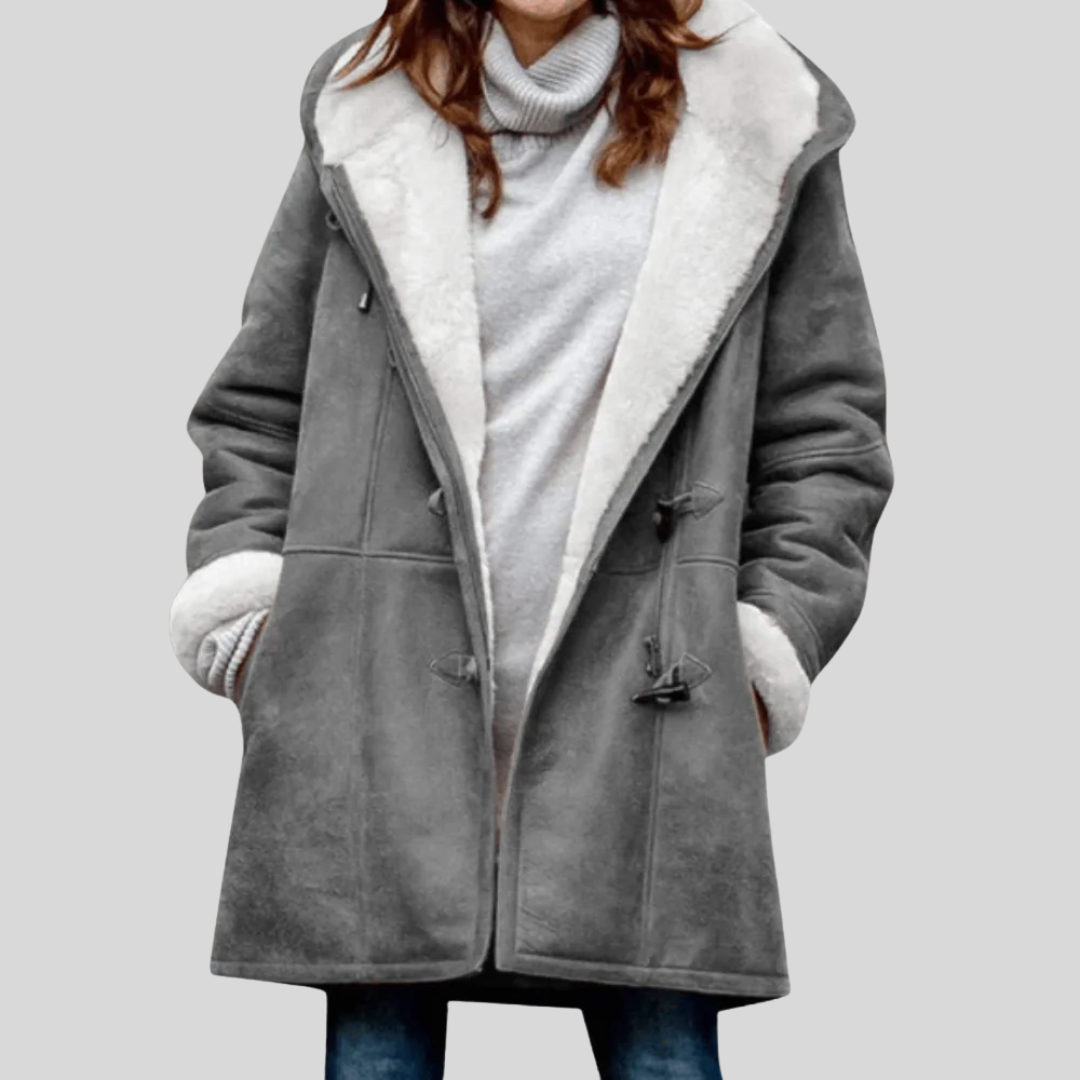 Deyse | Premium Suede Fleece Hooded Jacket