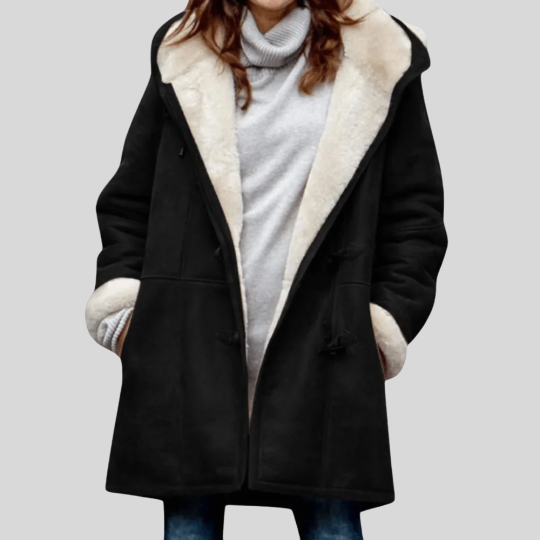 Deyse | Premium Suede Fleece Hooded Jacket