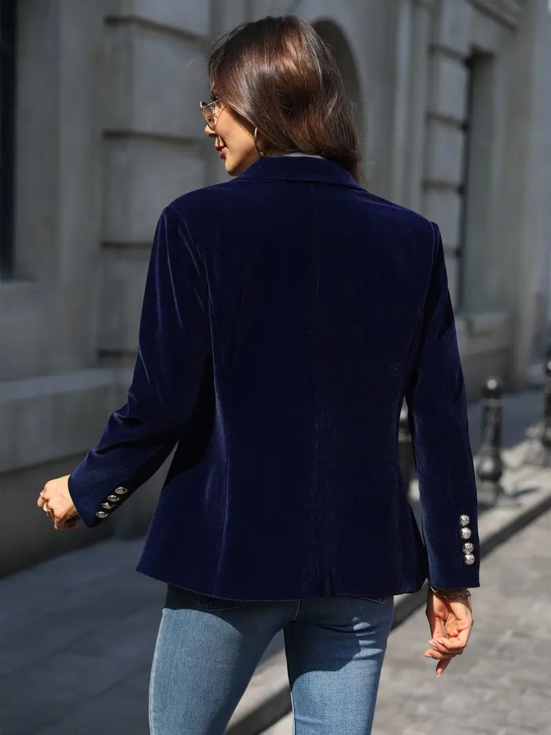 Riona | Elegant Velvet Blazer
