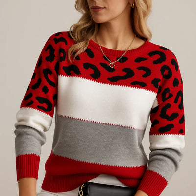 Lily | Leopard Print Casual Sweater