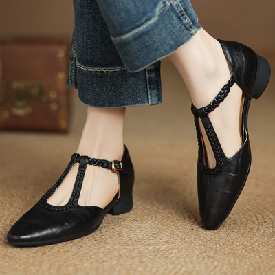 Treasa |  Leather Mary Janes
