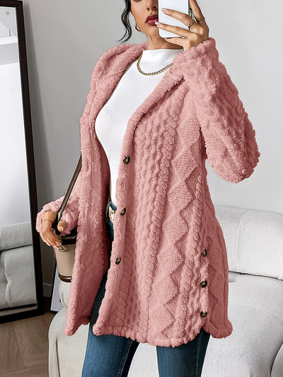 Shannon | Plush Hooded Cardigan