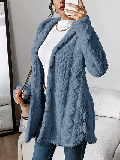 Shannon | Plush Hooded Cardigan