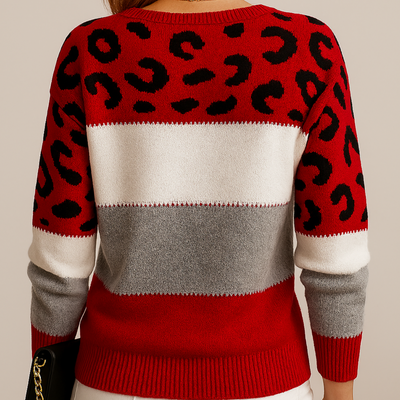 Lily | Leopard Print Casual Sweater