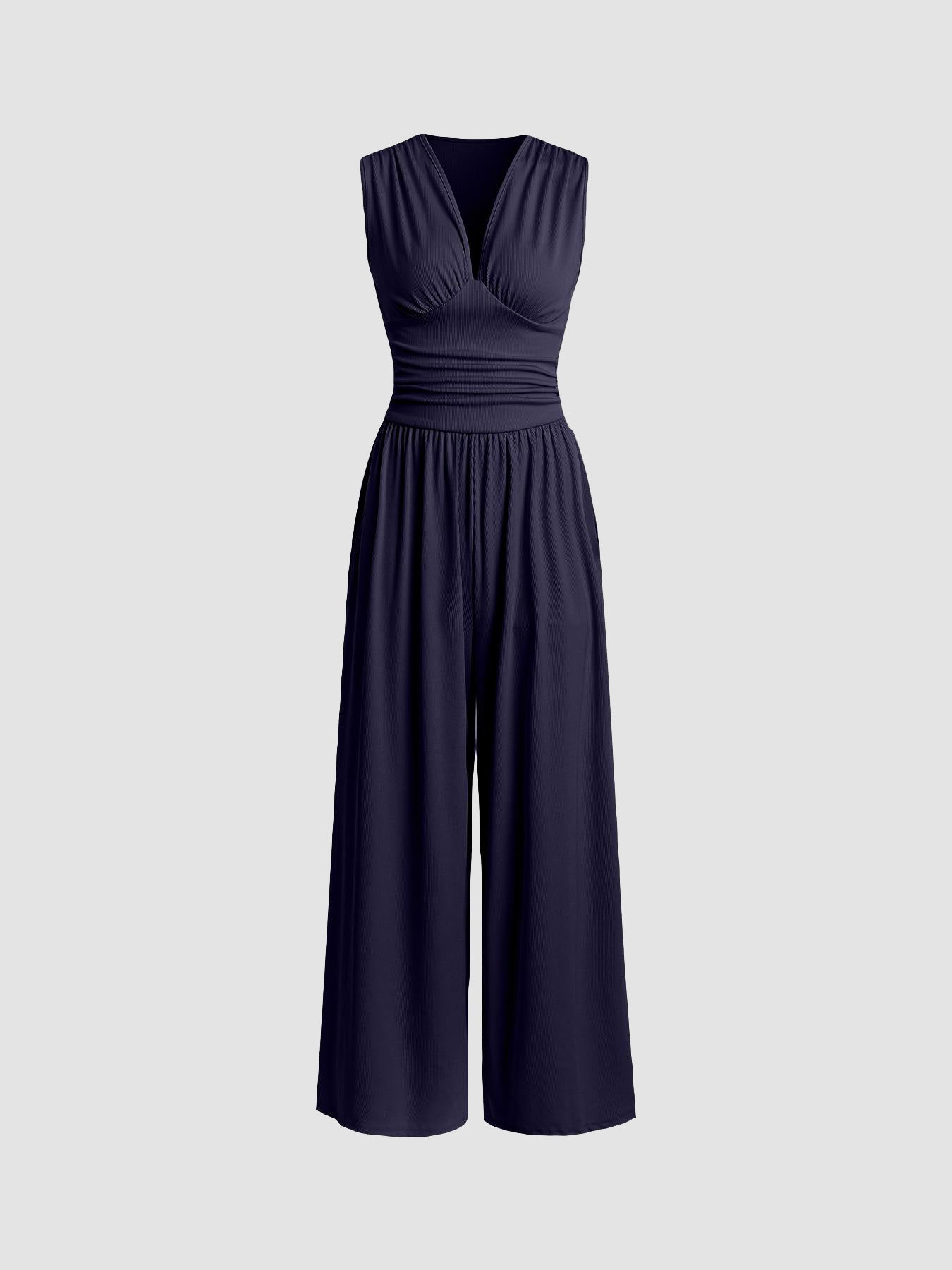 Selene – Chic Sleeveless Wide-Leg Jumpsuit