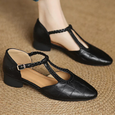 Treasa |  Leather Mary Janes