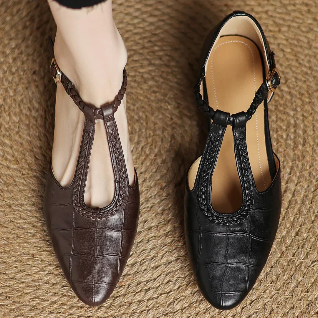 Treasa |  Leather Mary Janes