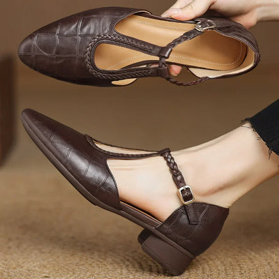 Treasa |  Leather Mary Janes