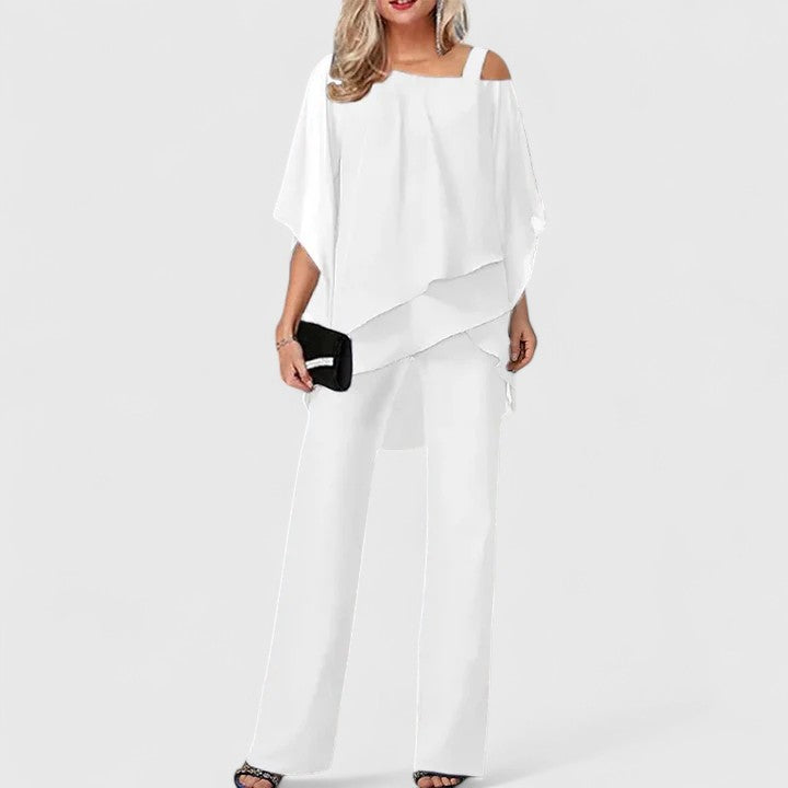 Aine | Elegant Two-Piece Pant Set