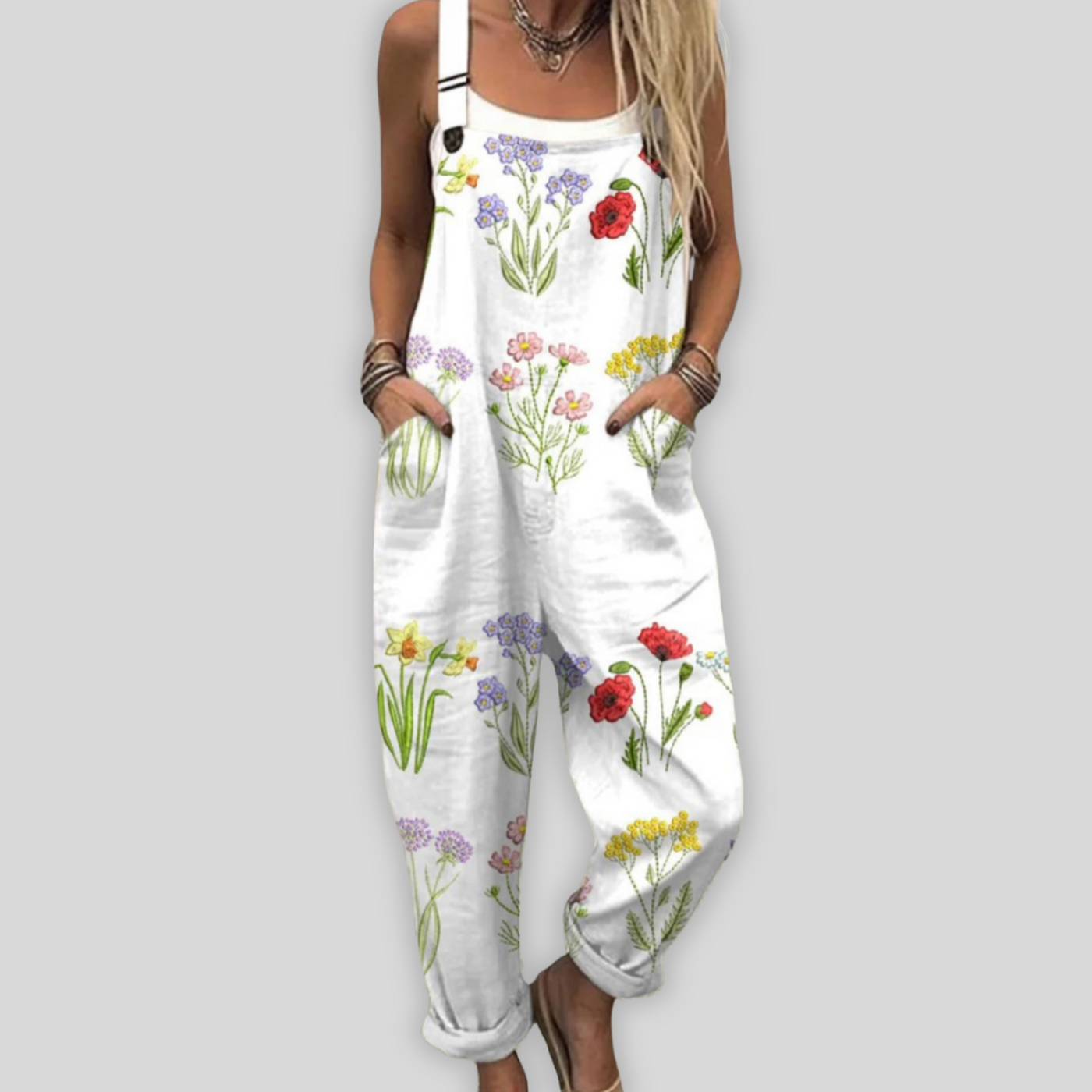 Floriane | Vibrant Floral Jumpsuit