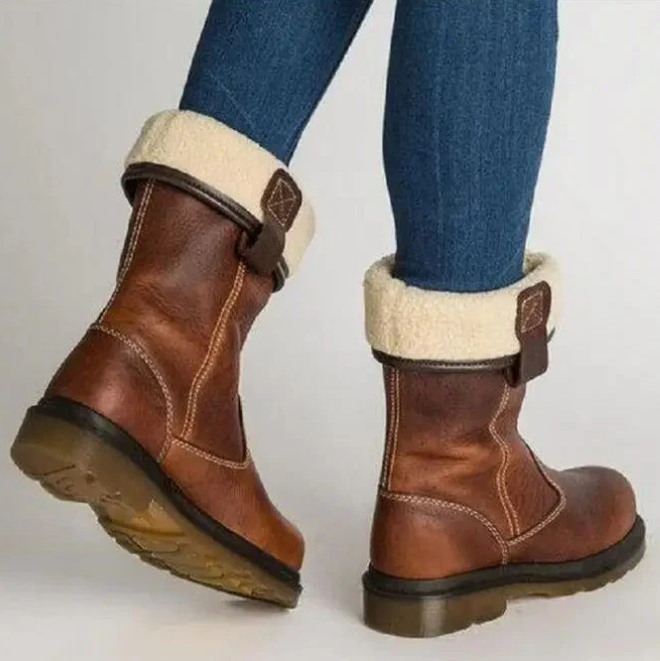 Tara | Lined Leather Boots