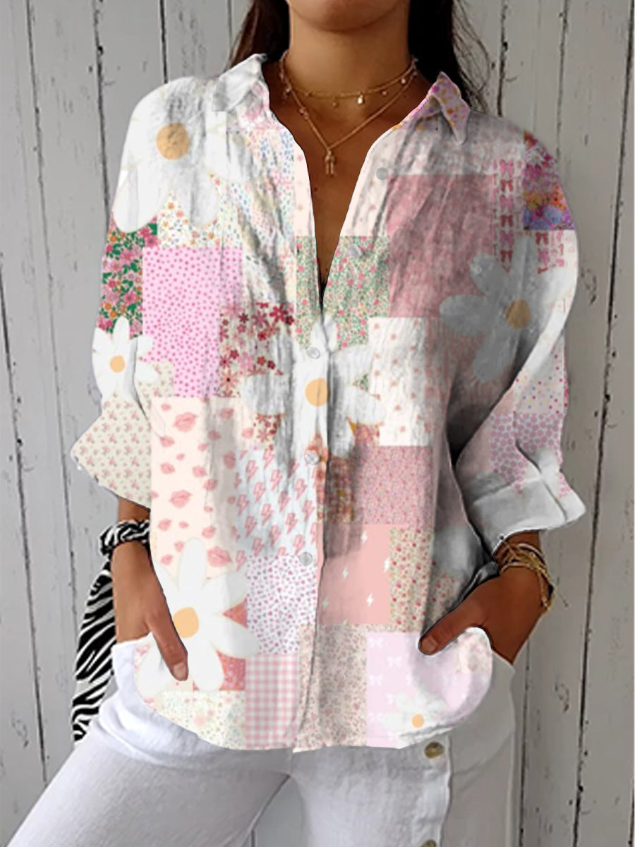 Roisin | Patchwork Daisy Blouse