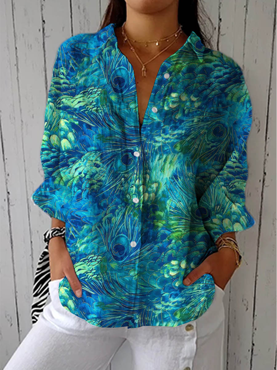 Alannah | Peacock Grace Blouse