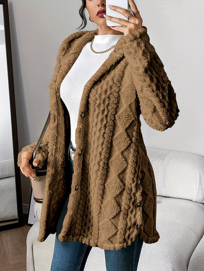 Shannon | Plush Hooded Cardigan
