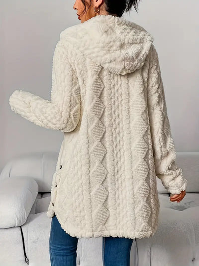 Shannon | Plush Hooded Cardigan