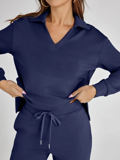 Dora | Casual Long Sleeve Two-piece Set
